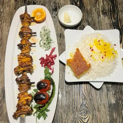 چلو جوجه با استخوان مخصوص — رستوران دامون