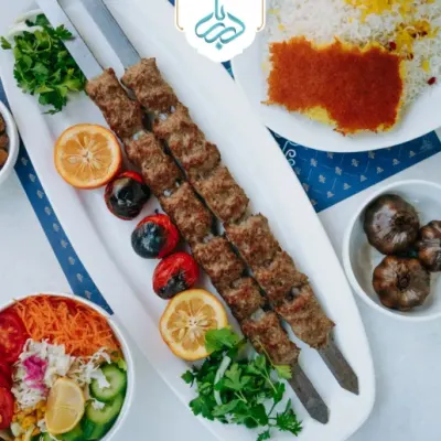چلو کباب لقمه — رستوران باغ دربار