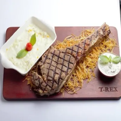 ریبای استیک 600 گرمی — رستوران تی رکس