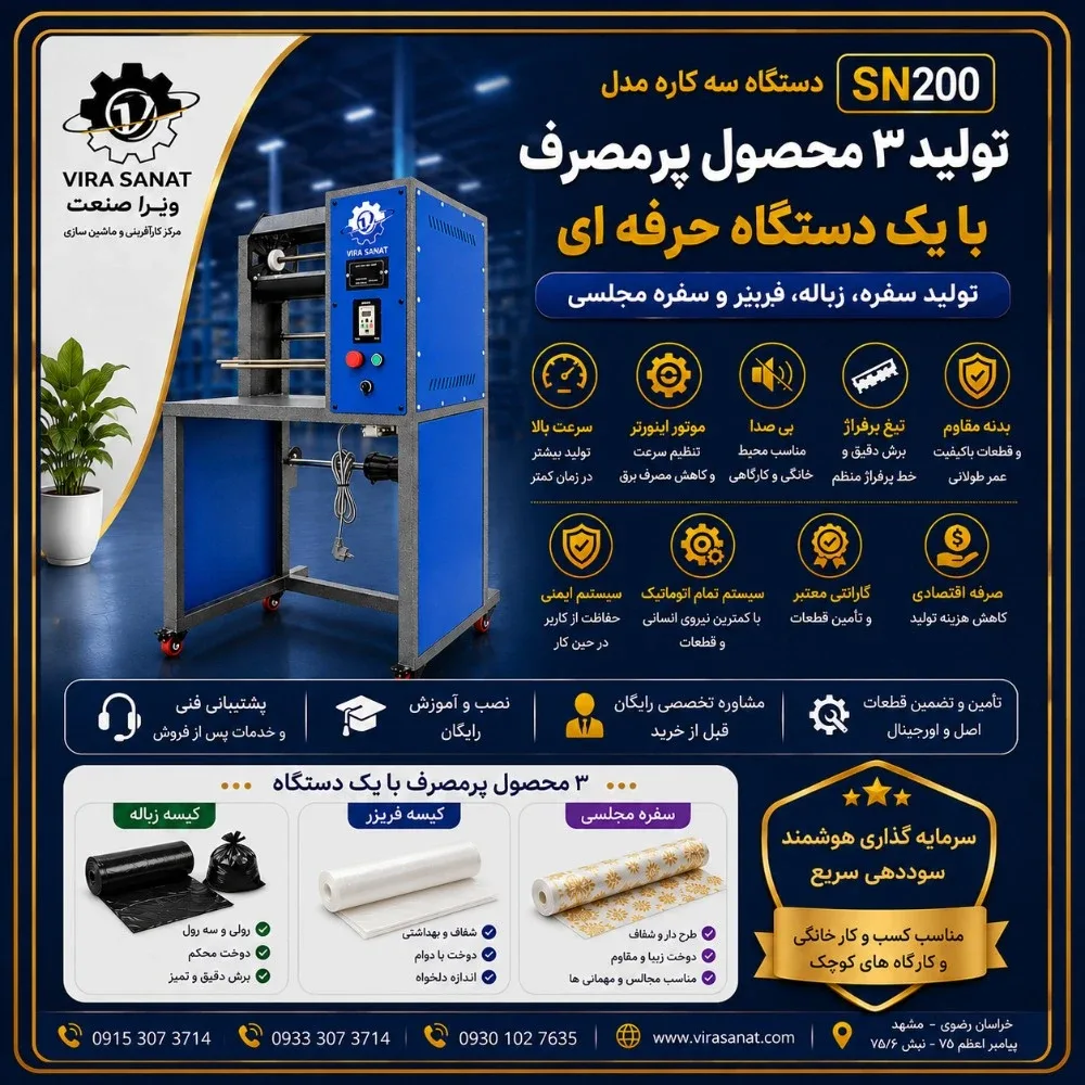 سه کاره رول پرفراژ در مرکـز کـارآفرینـی و راه اندازی کسب و کــار های زود بــازده ----- ویرا صنعت -----