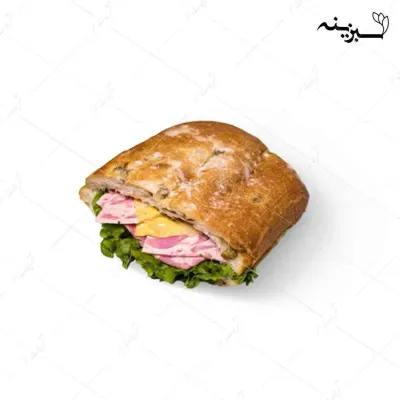 چاپاتا ژامبون در تشریفات سبز
