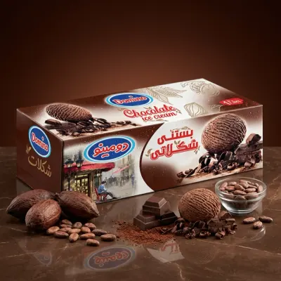 دومينو يك ليتري شکلات 9عددي — بستنی دومینو