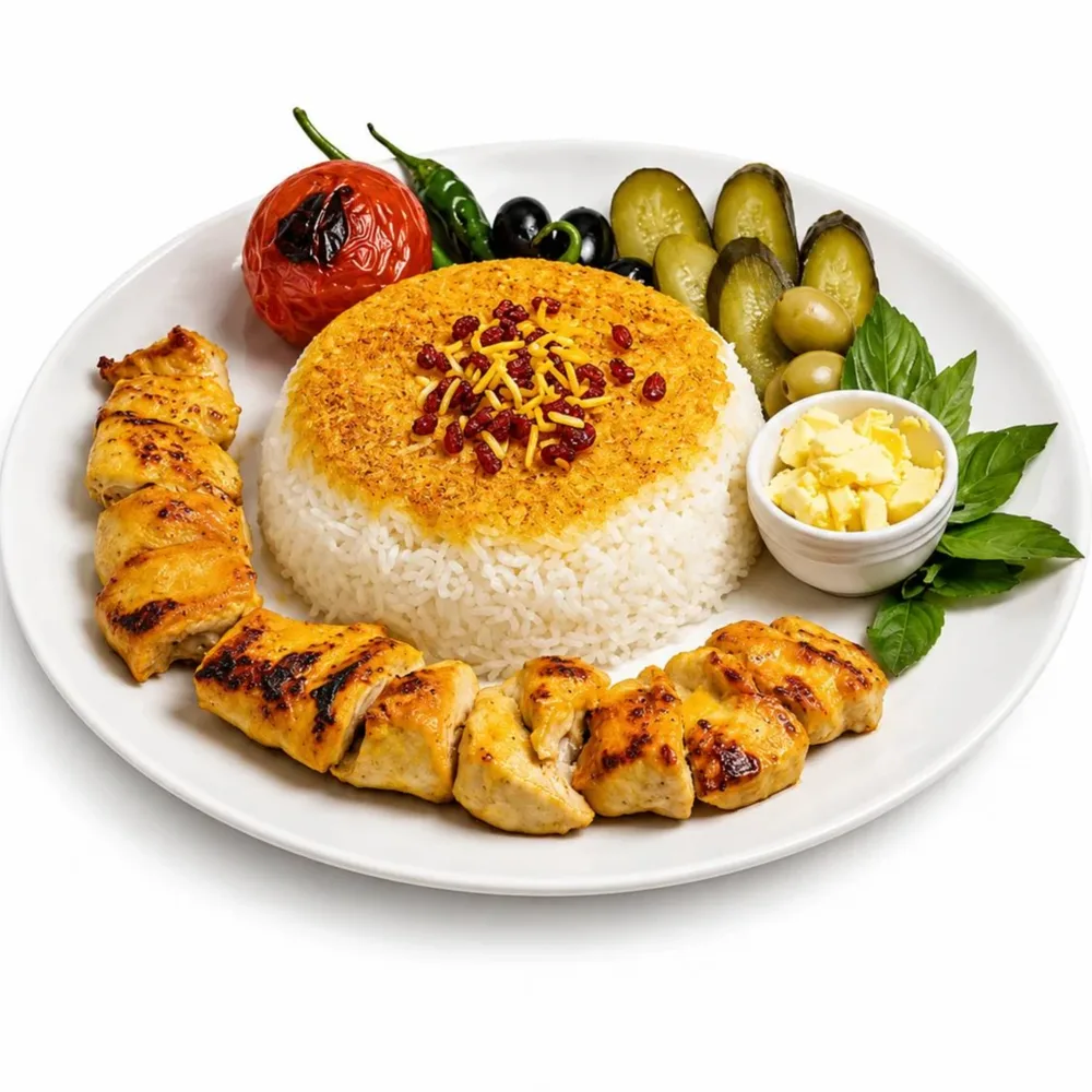 چلوجوجه کباب مخصوص در روبان لانژ