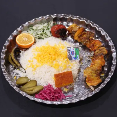 چلو جوجه با استخوان — کافه رستوران گلچین