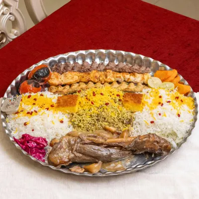 سینی ماهیچه ( 3 نفره ) — رستوران معین درباری