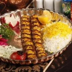 چلو کباب نگینی در کباب بهارستان