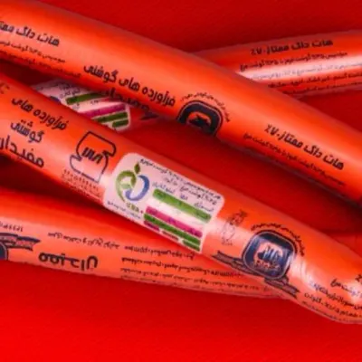 هات داگ ویژه 70% گوشت قرمز مفیدان — یونیک پروتیئن و ساندویچ سرد نــورا