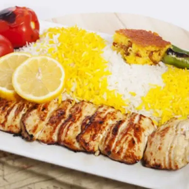 چلو جوجه بی استخوان — رستوران دامون