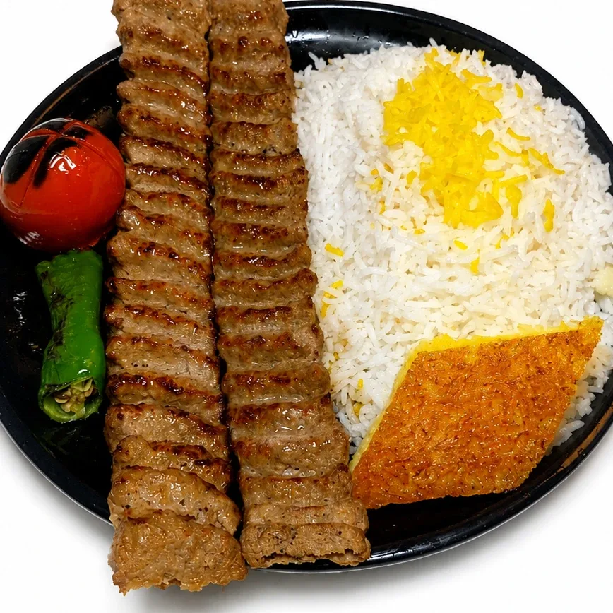 چلو لقمه شاهی در چلو کلاب