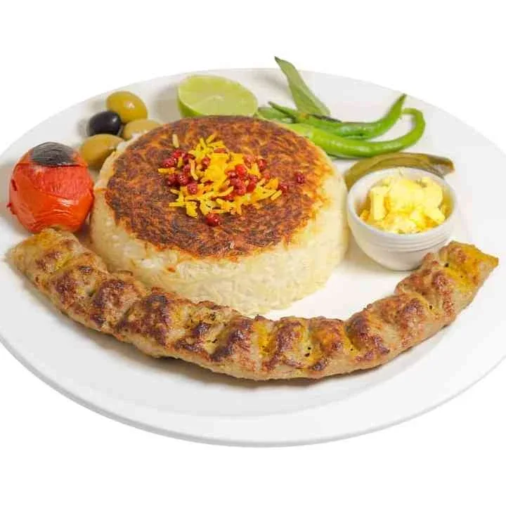 چلوکباب لقمه در روبان لانژ