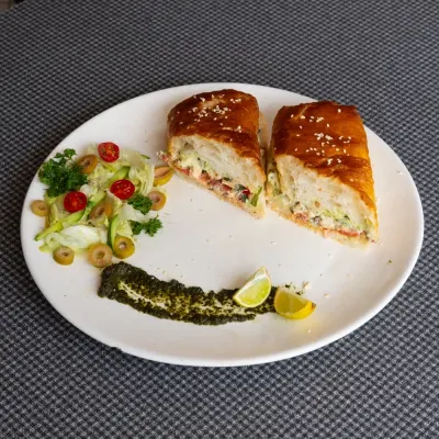 چاپاتا چیکن اسپیناچی — زمیک لانژ