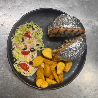 چیکن برگر — گلاویژ