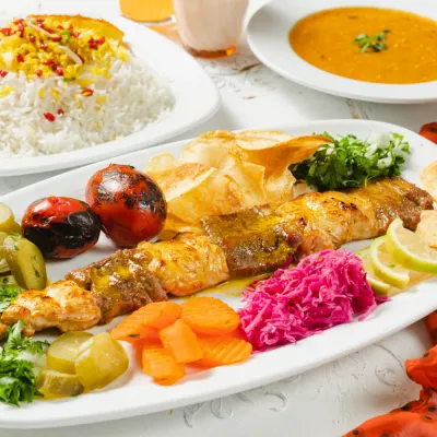 چلوکباب بختیاری — مجموعه غذایی رزا