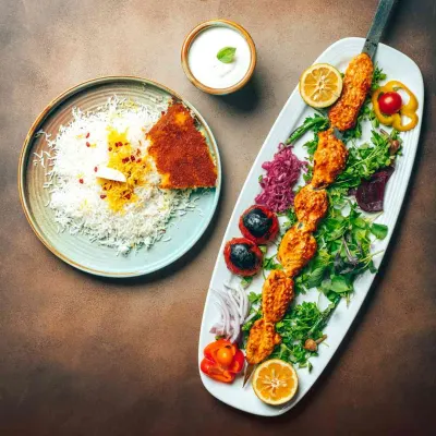 چلو جوجه مخصوص جگر طوری — جگرطوری