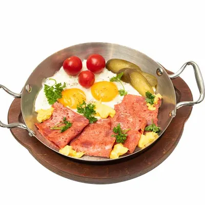بیکن تخم مرغ — کافه رستوران رولانژ