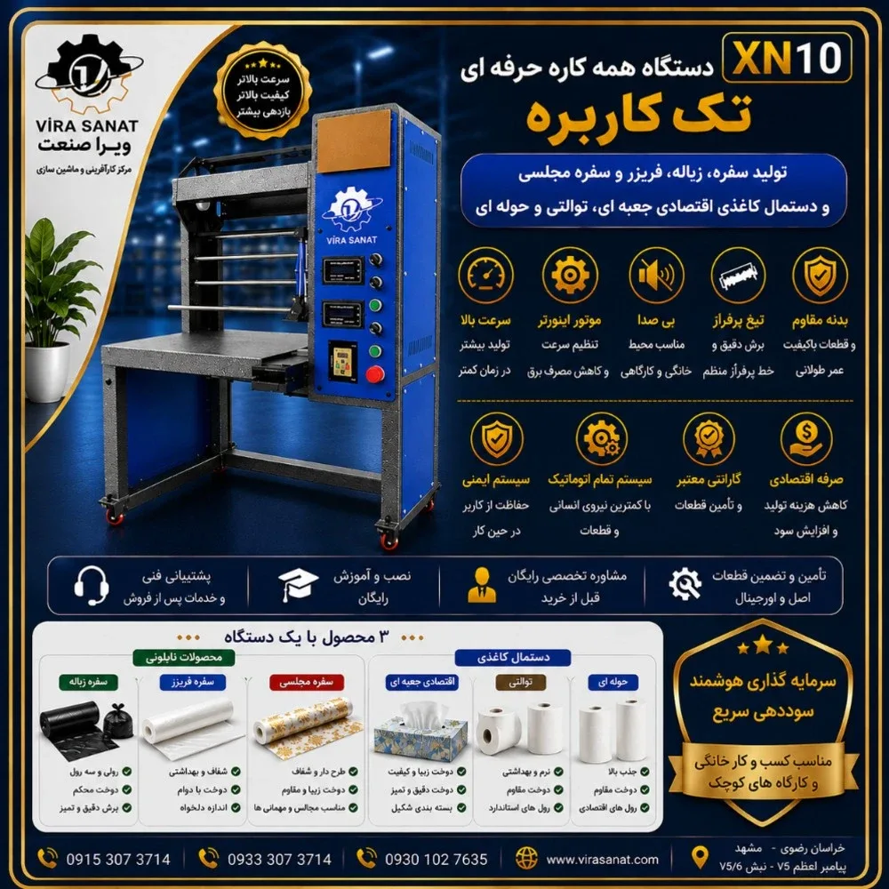 همه کاره تک کاربره حرفه ای در مرکـز کـارآفرینـی و راه اندازی کسب و کــار های زود بــازده ----- ویرا صنعت -----