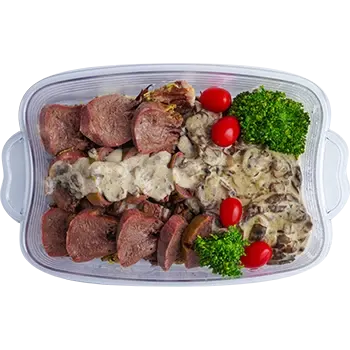 زبان با سس قارچ مخصوص فاخر — فینگرفود فاخر