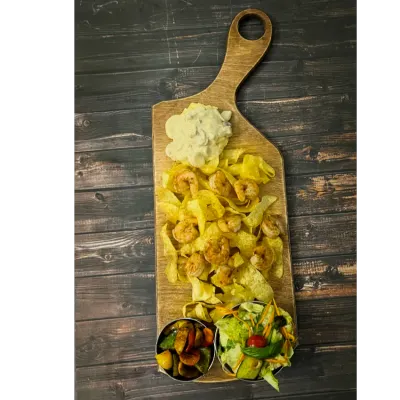 میگو گریل با دورچین کامل — فست فود ژیوان