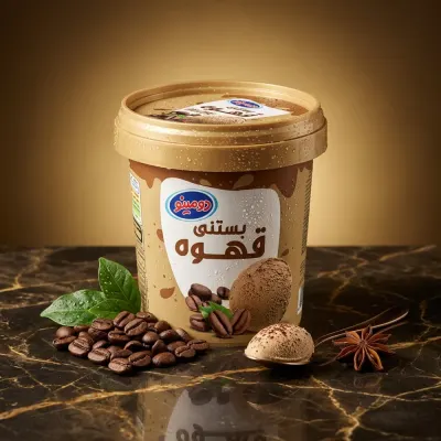 دومينو ملاني كاپ قهوه 12عددي — بستنی دومینو