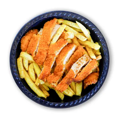 سیب زمینی سوخاری ( مرغ سوخاری ) — پیتزا سی سی